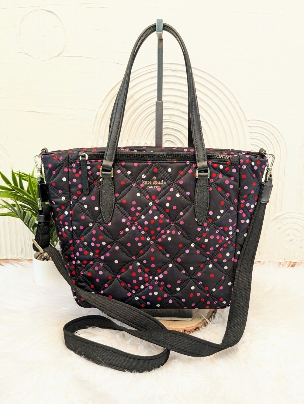 Kate Spade NY Festive Confetti Quilted Tote